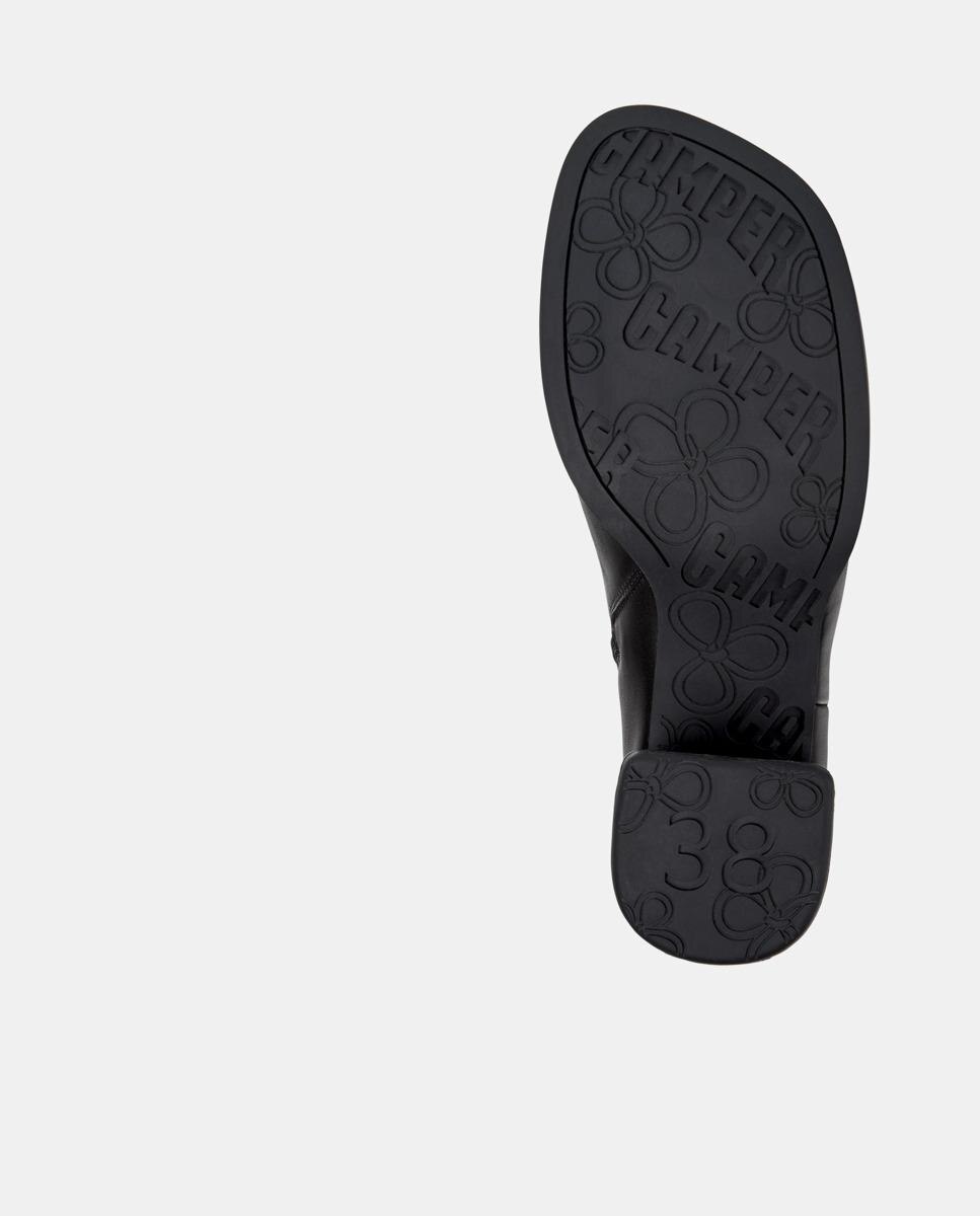 Botins de Pele Kora Preto-4
