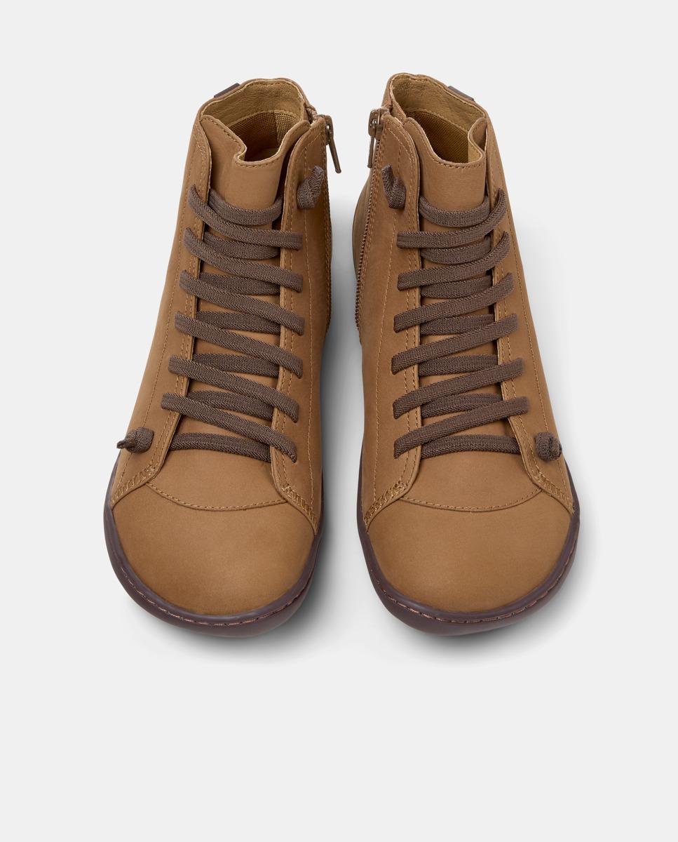 Botins de Pele Peu Cami Castanho-2