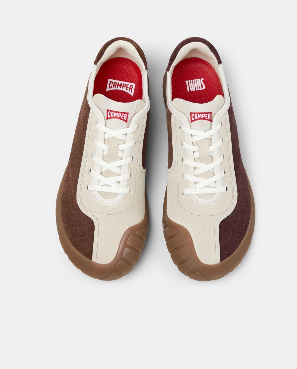 Sapatilhas Desportivas Peu Path Twins Rasas com Atacadores Castanho-2
