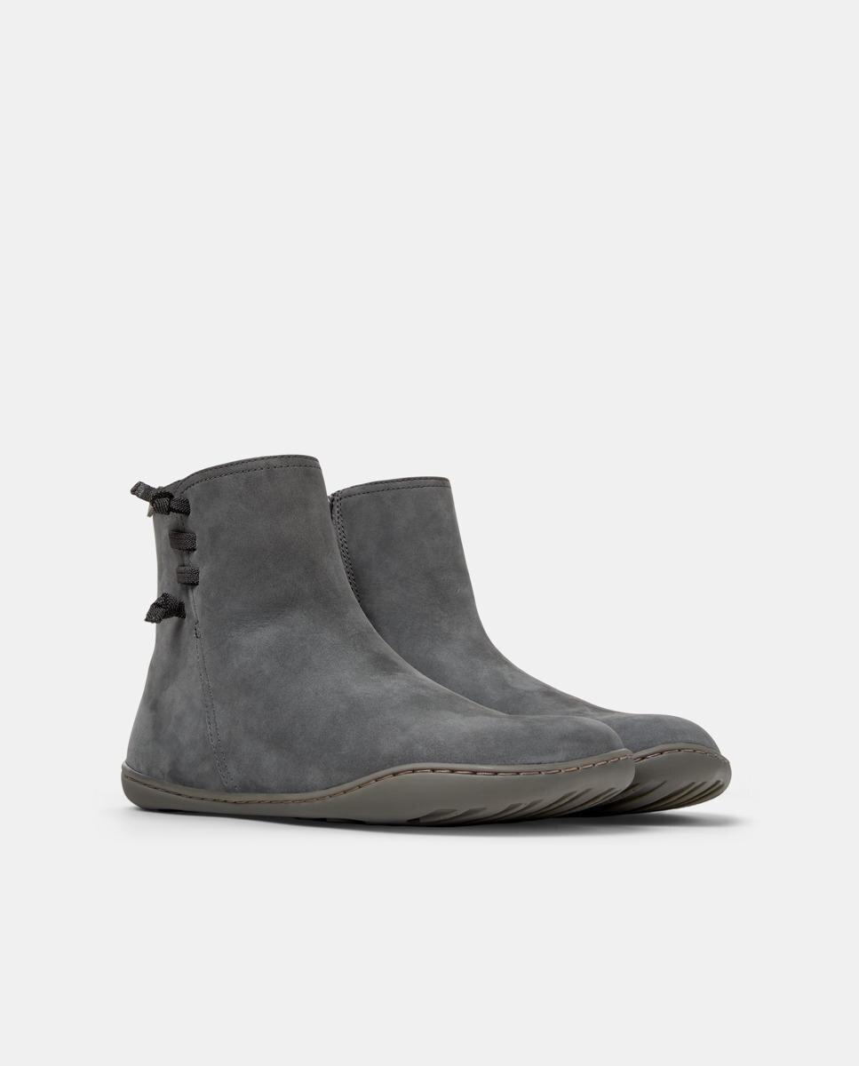 Botins de Pele Peu Cami Cinzento-escuro-5