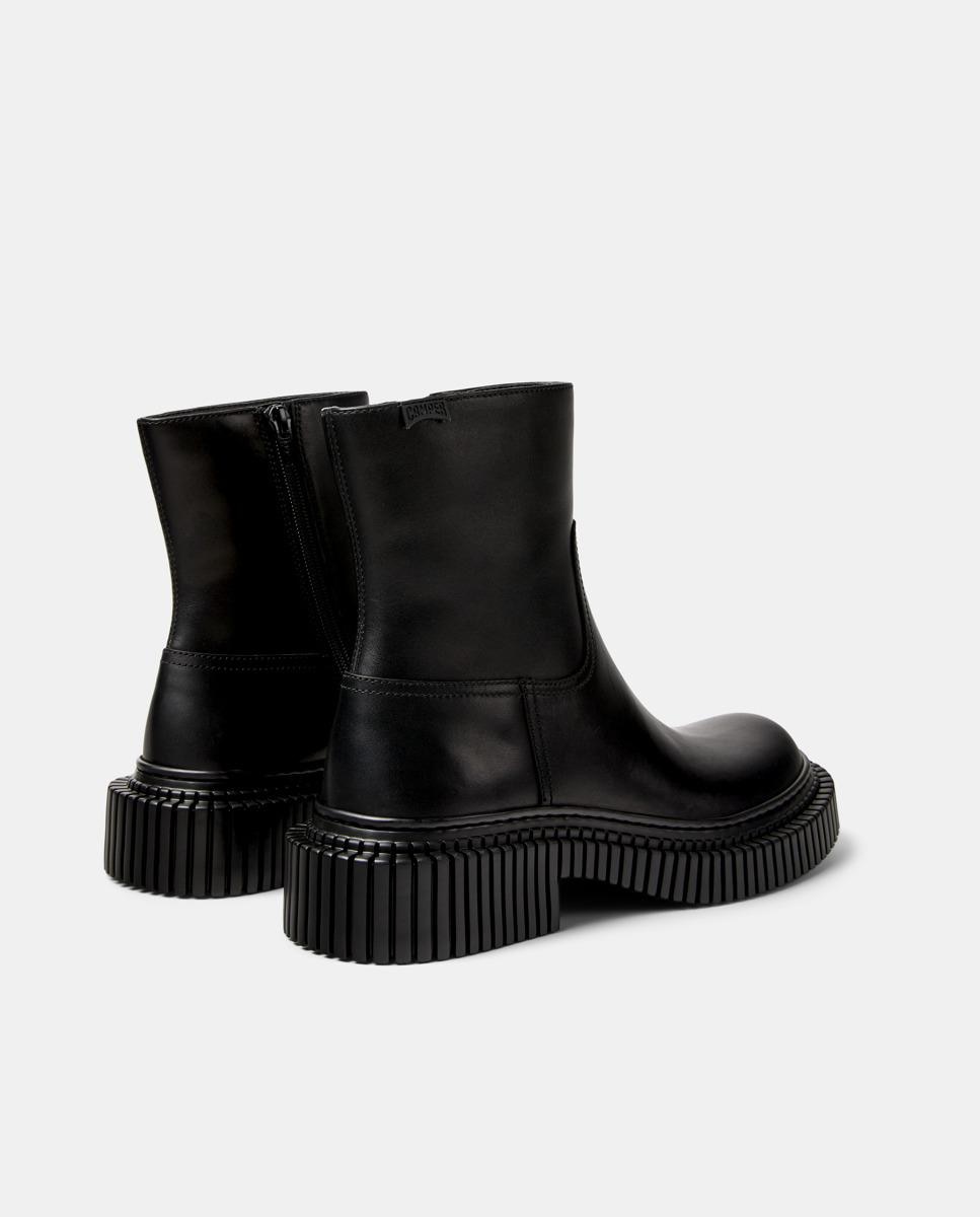 Botins de Pele Pix Berlin Preto-3