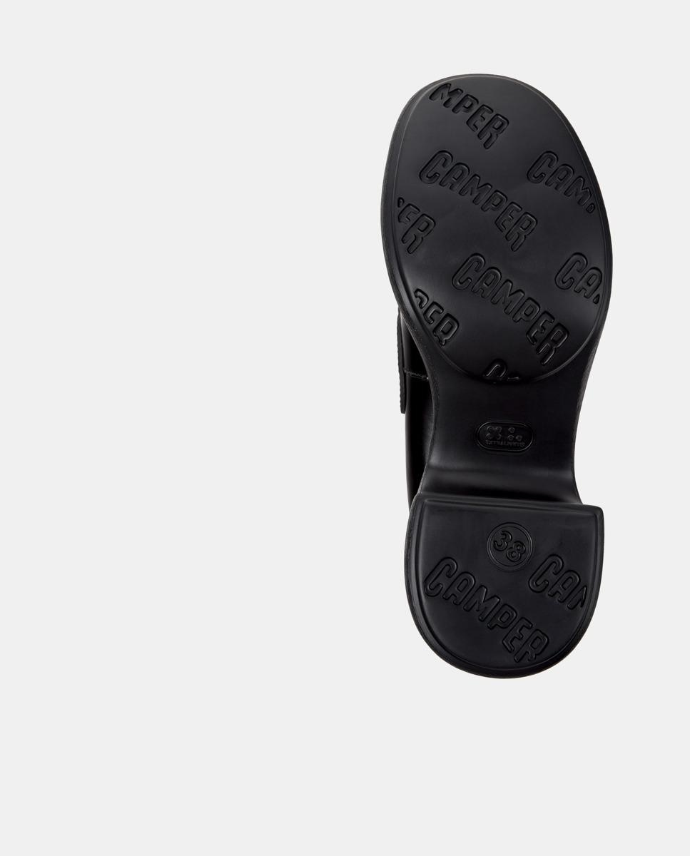 Mocassins Thelma Ii com Salto Bloco Preto-4
