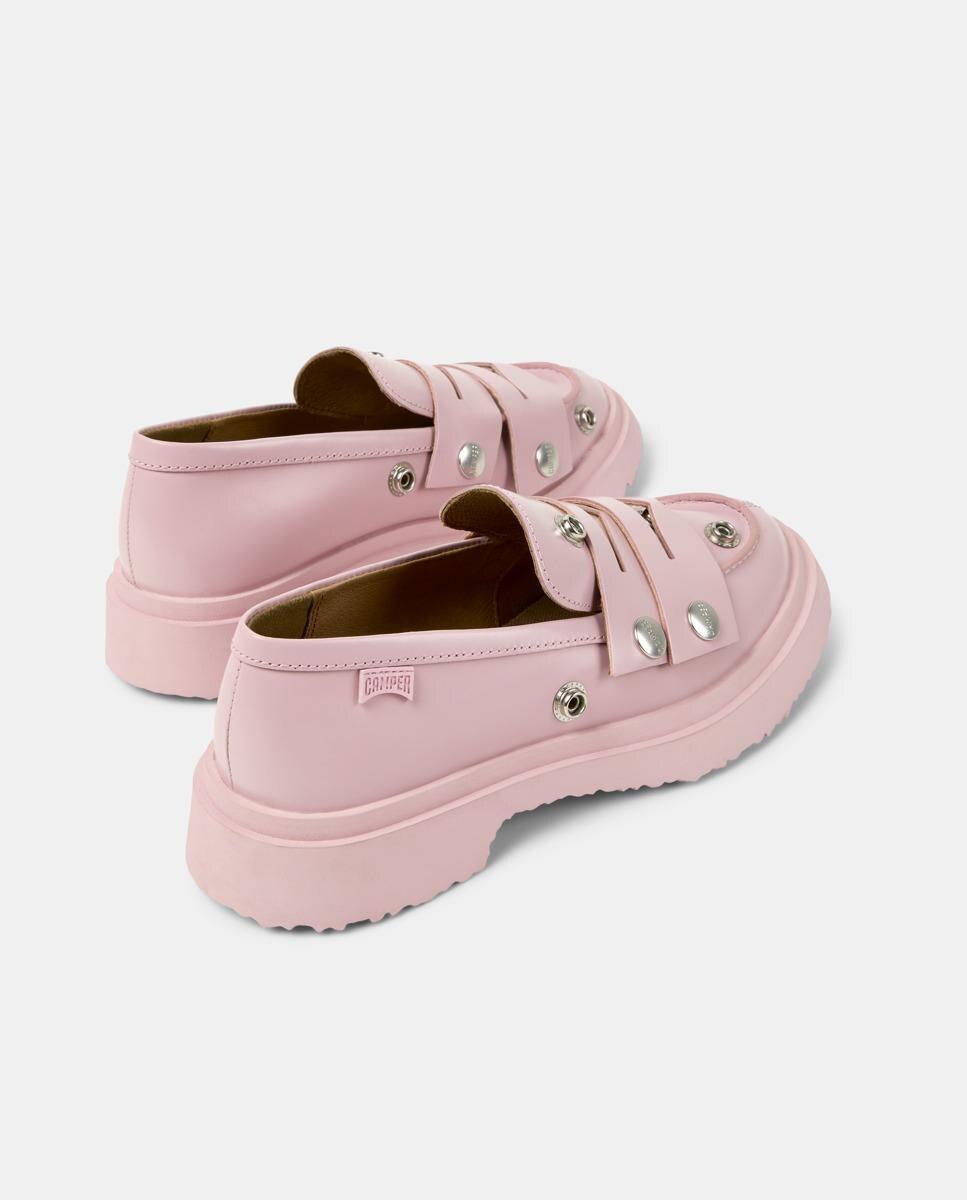 Mocassins Walden Twins de Pele Rosa-claro-3