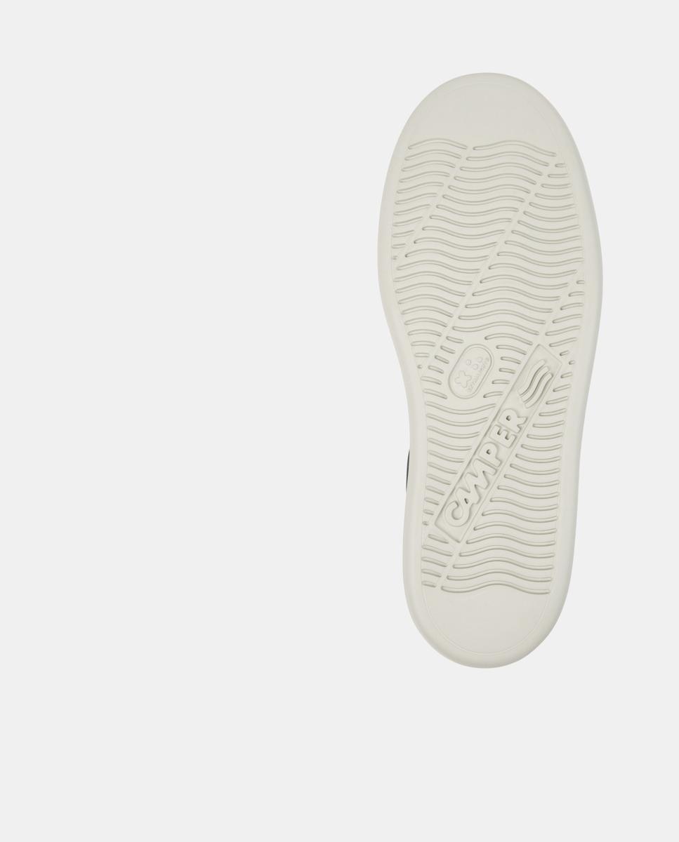 Sapatilhas de Pele Runner Four com Atacadores Verde-4