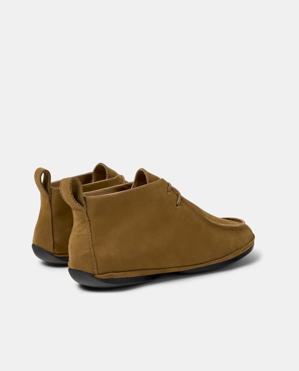 Botins de Pele Right Nina Castanho-3