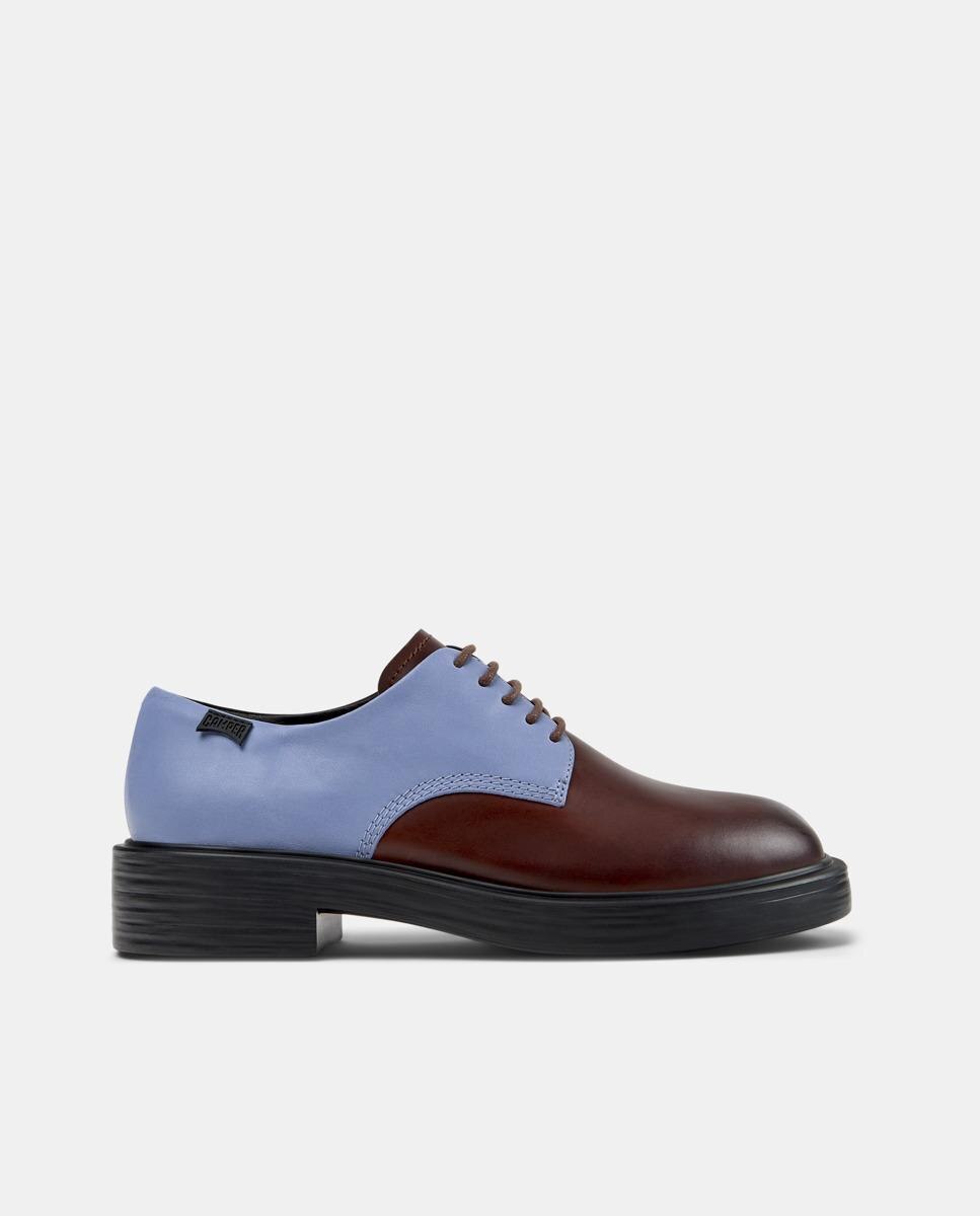 Sapatos de Cordões em Pele Dean Twins Multicolor-1