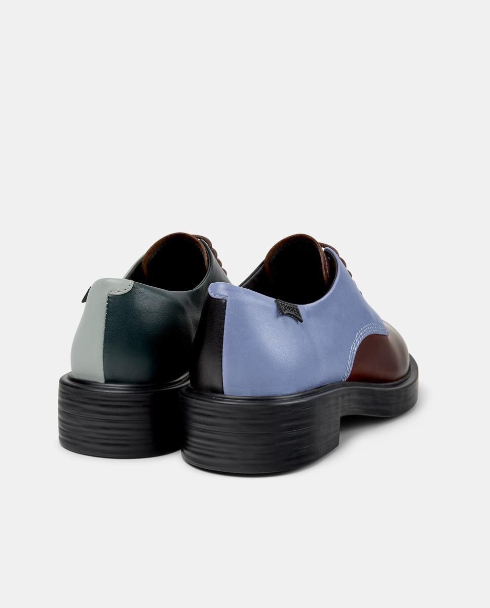 Sapatos de Cordões em Pele Dean Twins Multicolor-3