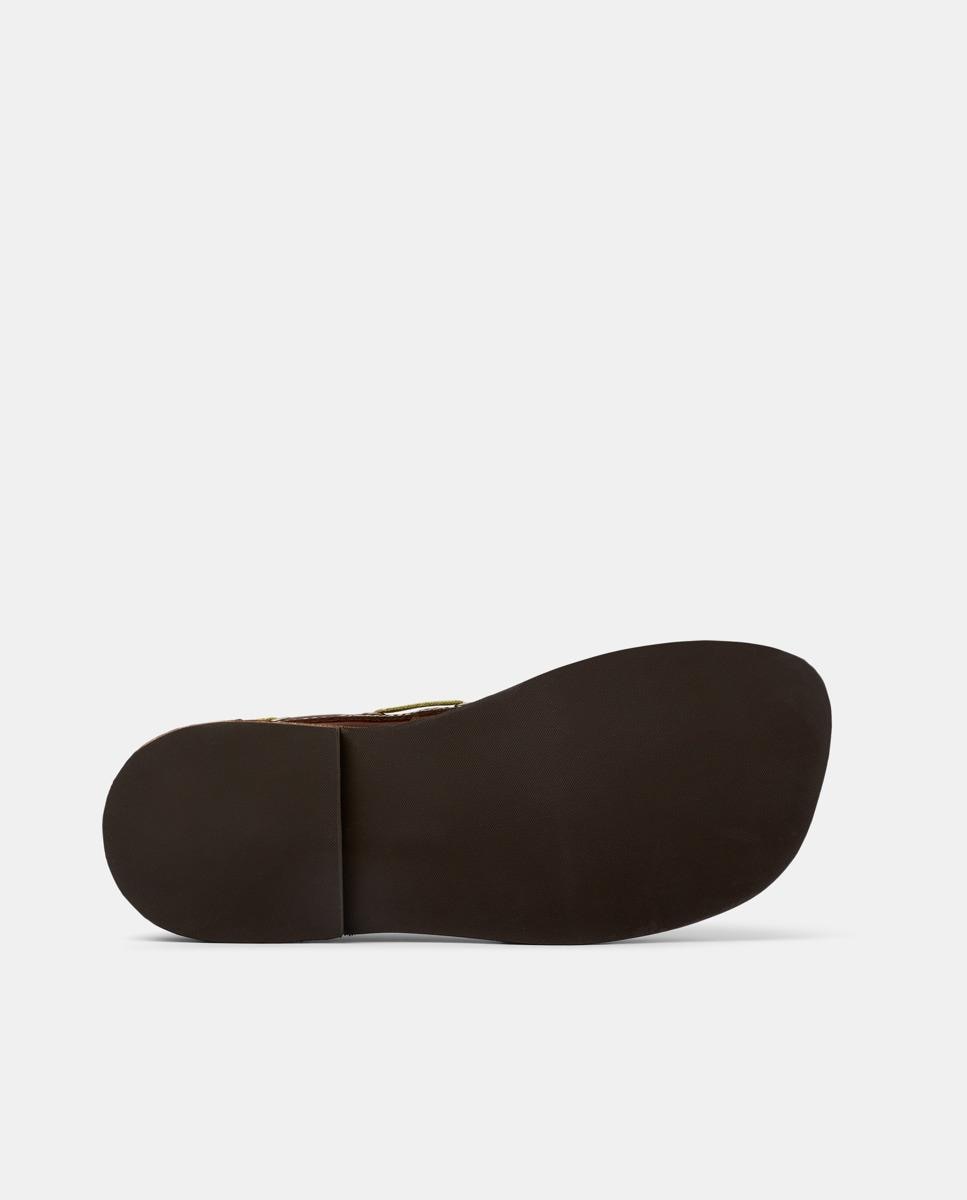 Mocassins Eki de Pele Castanho-4