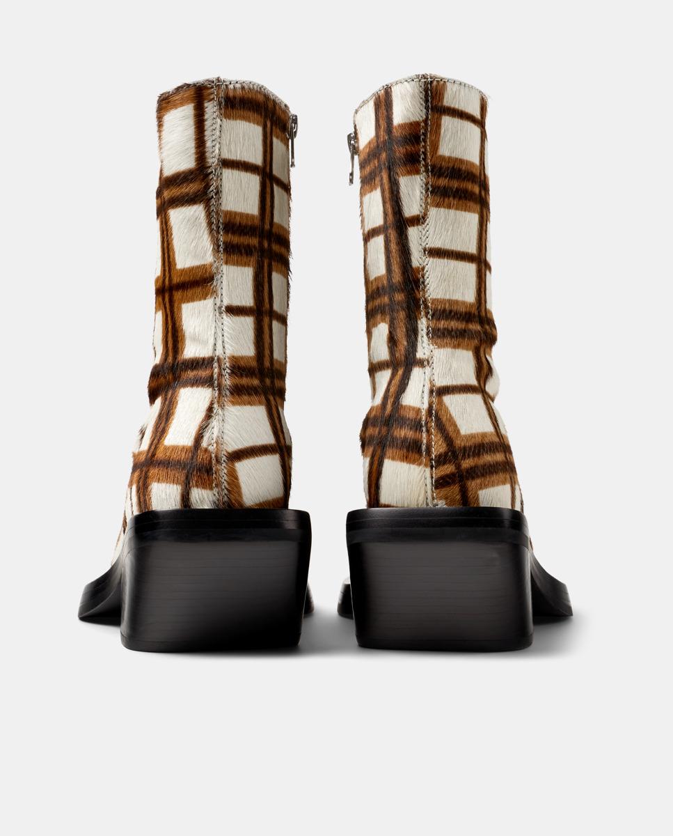 Botins Unissexo Quetal de Pele Branco-3