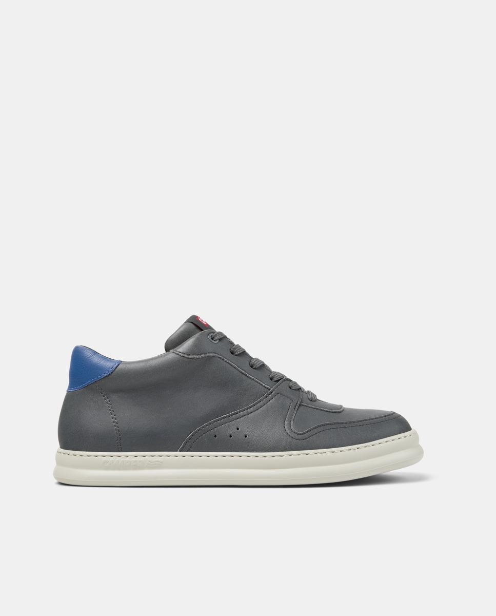 Sapatilhas Desportivas de Pele Runner Four Cinzento-1