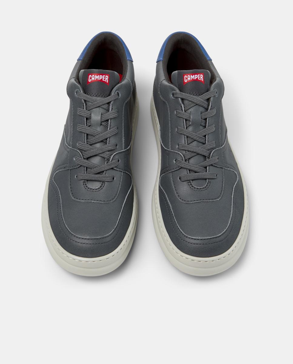 Sapatilhas Desportivas de Pele Runner Four Cinzento-2
