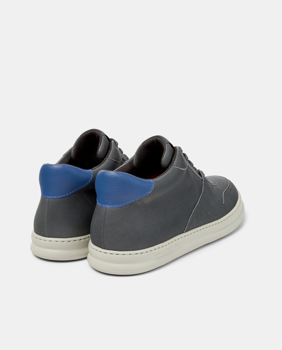 Sapatilhas Desportivas de Pele Runner Four Cinzento-3