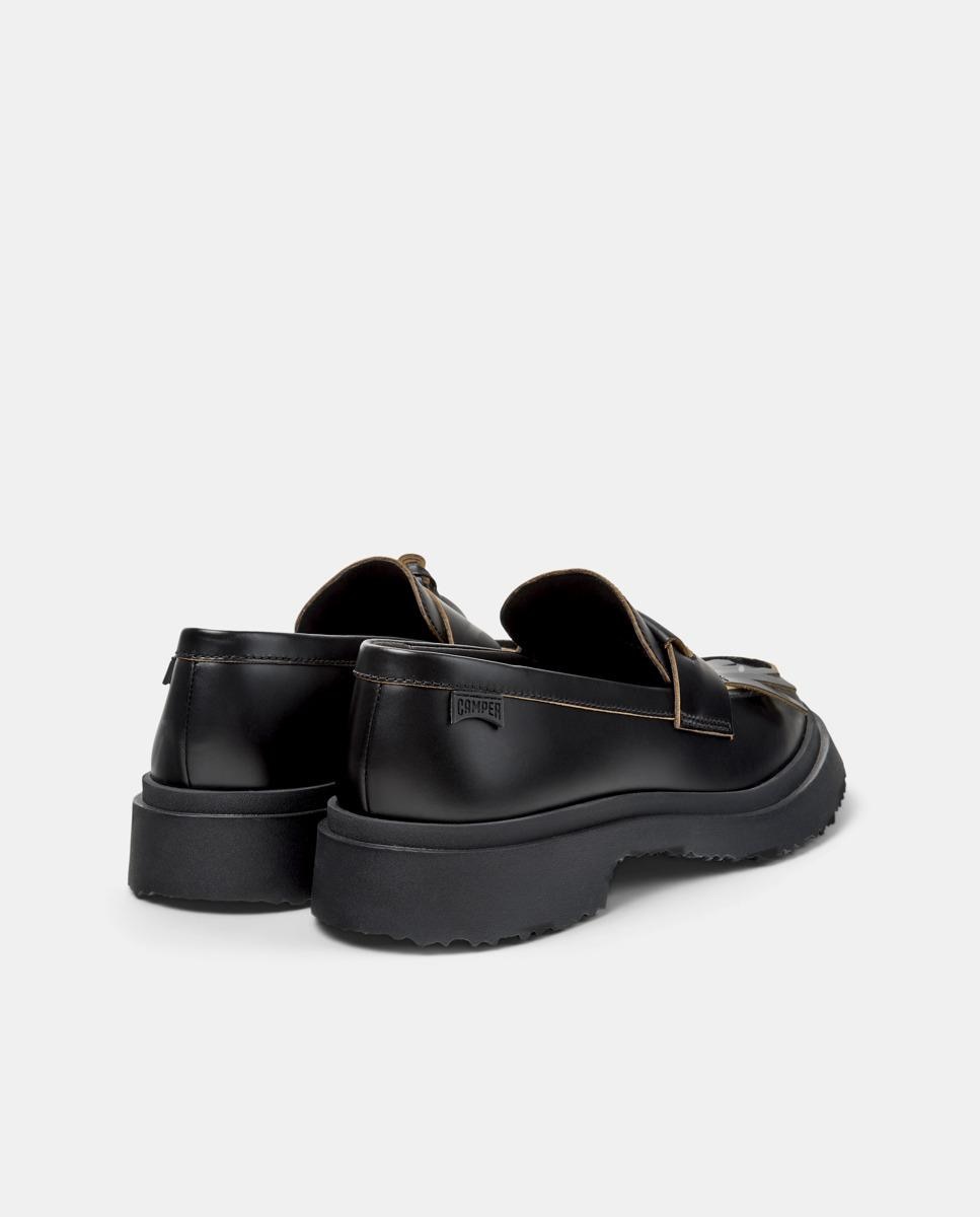 Mocassins de Pele Walden Twins Preto-3