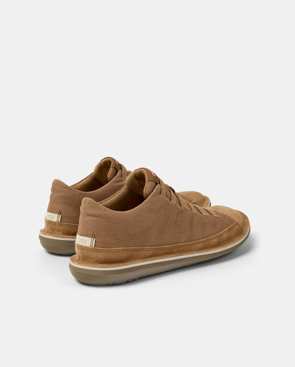 Sapatilhas de Vestir Beetle com Atacadores Camel-2