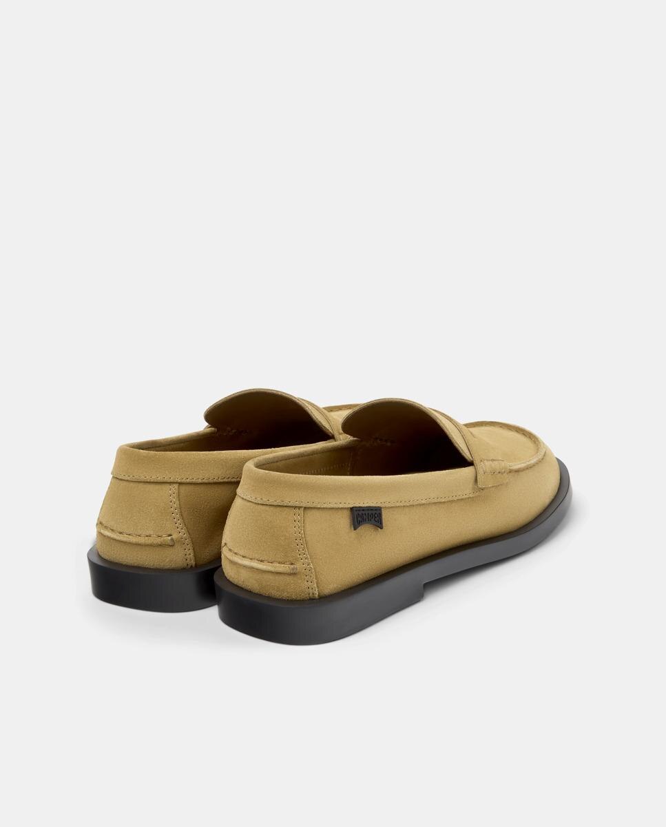 Mocassins de Pele Don Castanho-claro-3