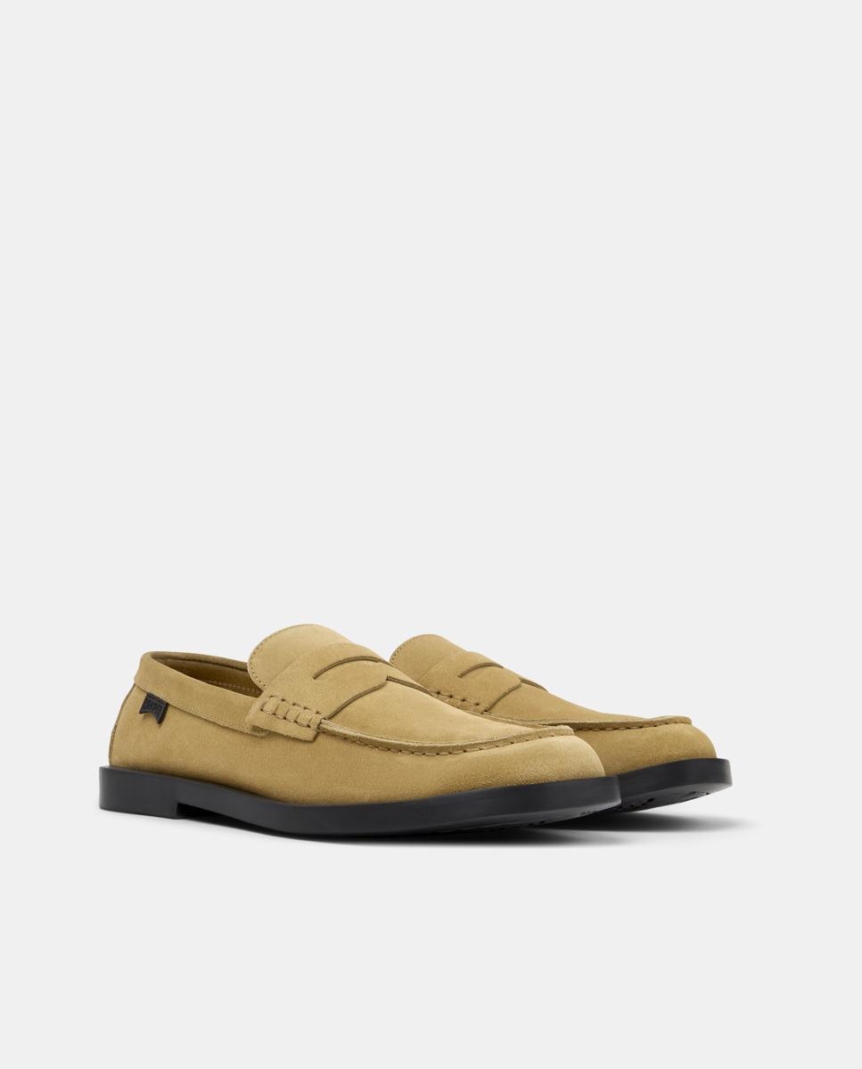 Mocassins de Pele Don Castanho-claro-5
