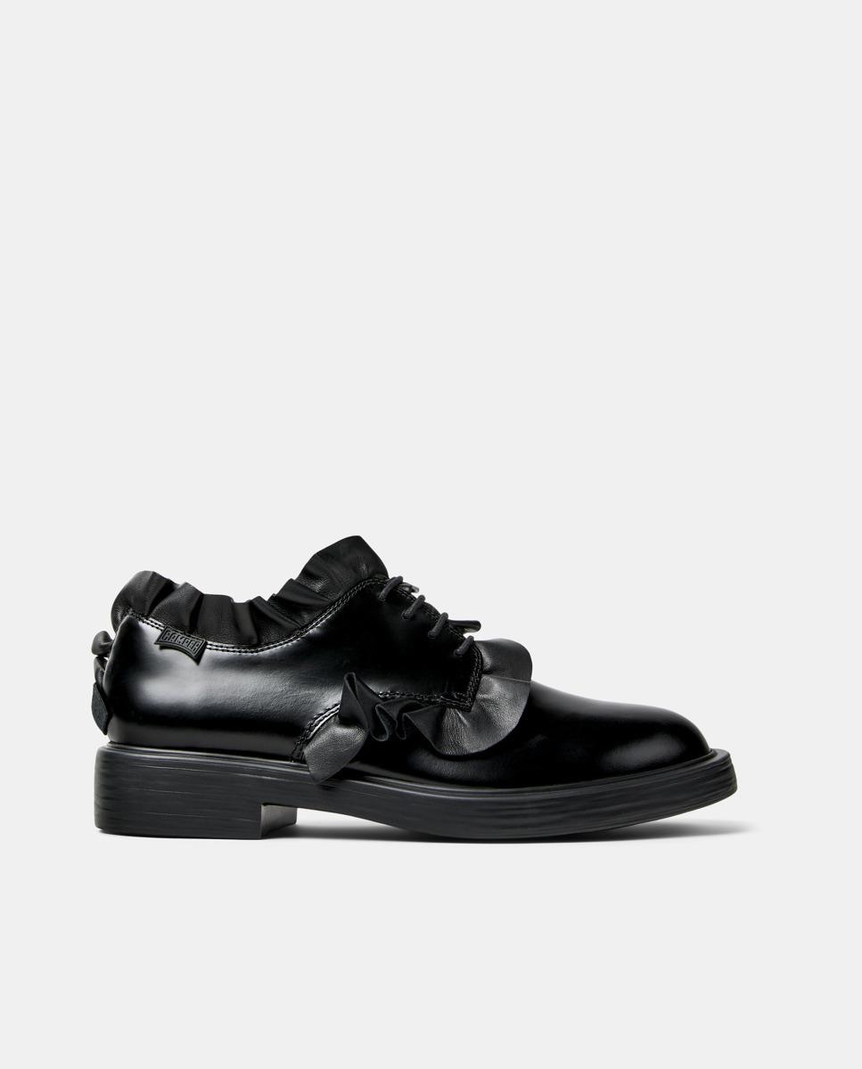 Bluchers de Pele Dean Preto-1