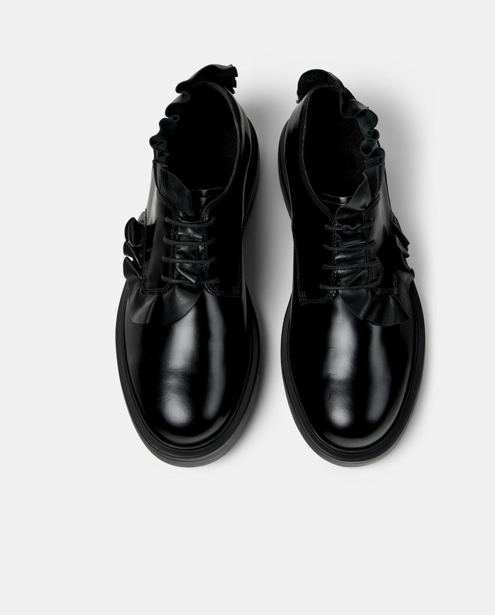 Bluchers de Pele Dean Preto-2
