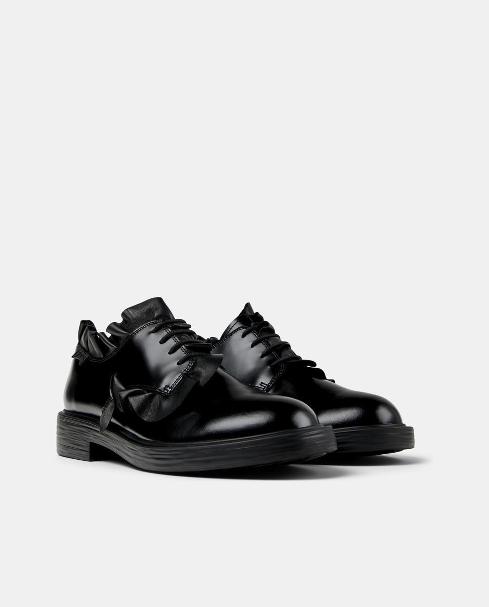 Bluchers de Pele Dean Preto-5