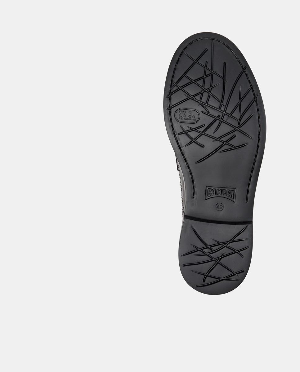 Mocassins de Pele Dean Twins Preto-4