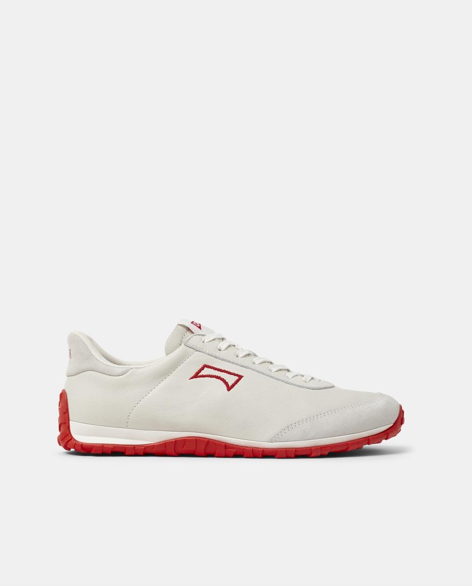 Sapatilhas de Pele Drift Walk com Atacadores Branco-1