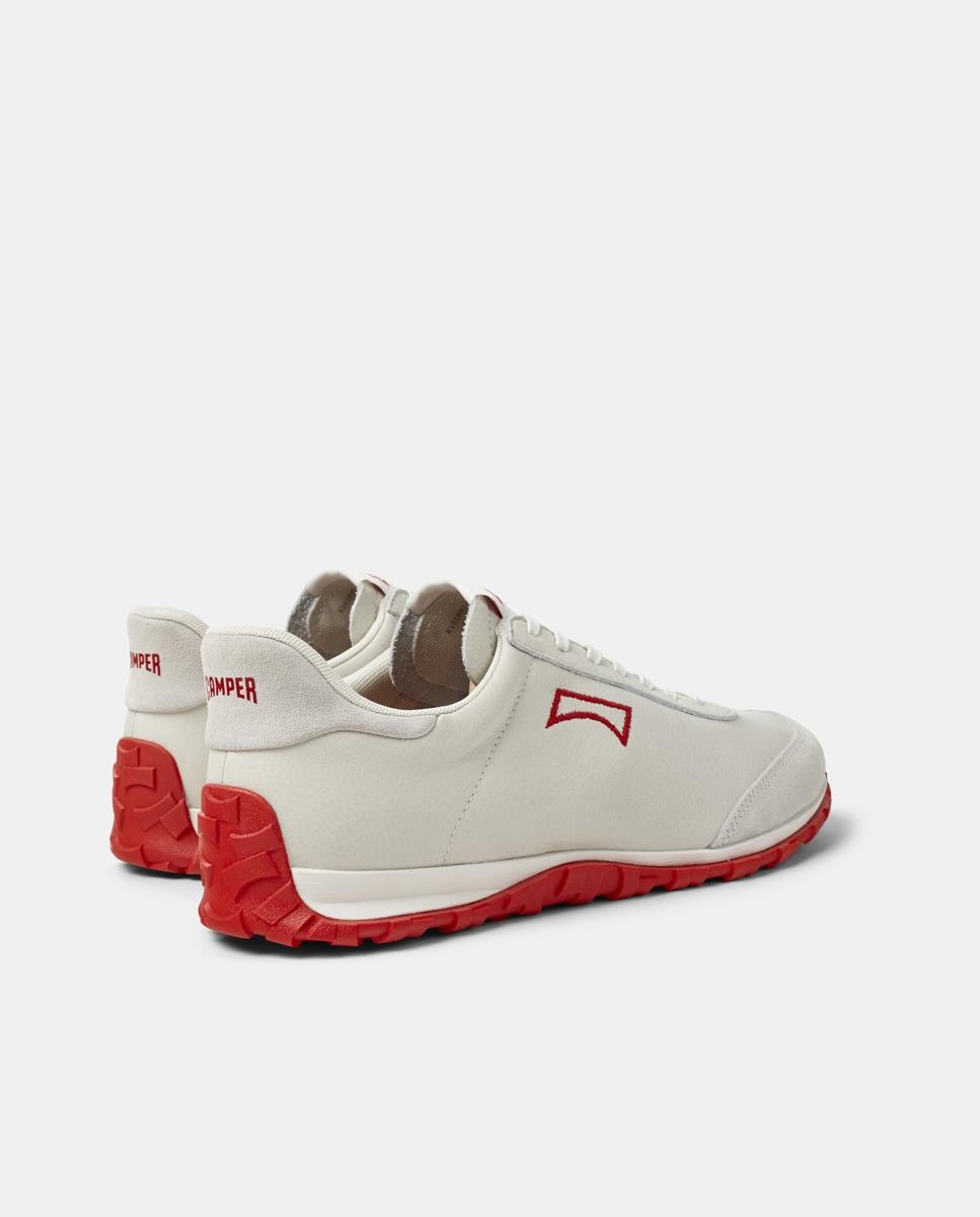 Sapatilhas de Pele Drift Walk com Atacadores Branco-3