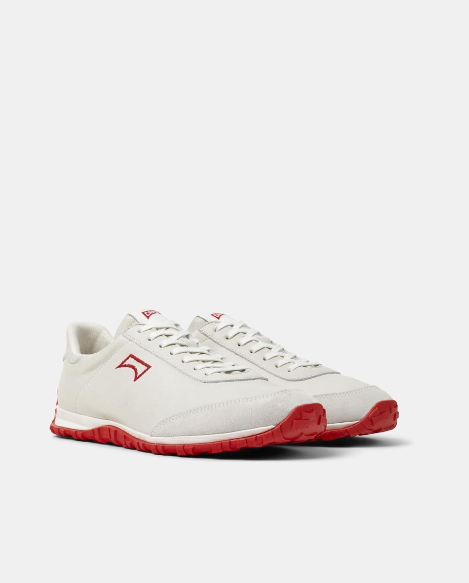 Sapatilhas de Pele Drift Walk com Atacadores Branco-5