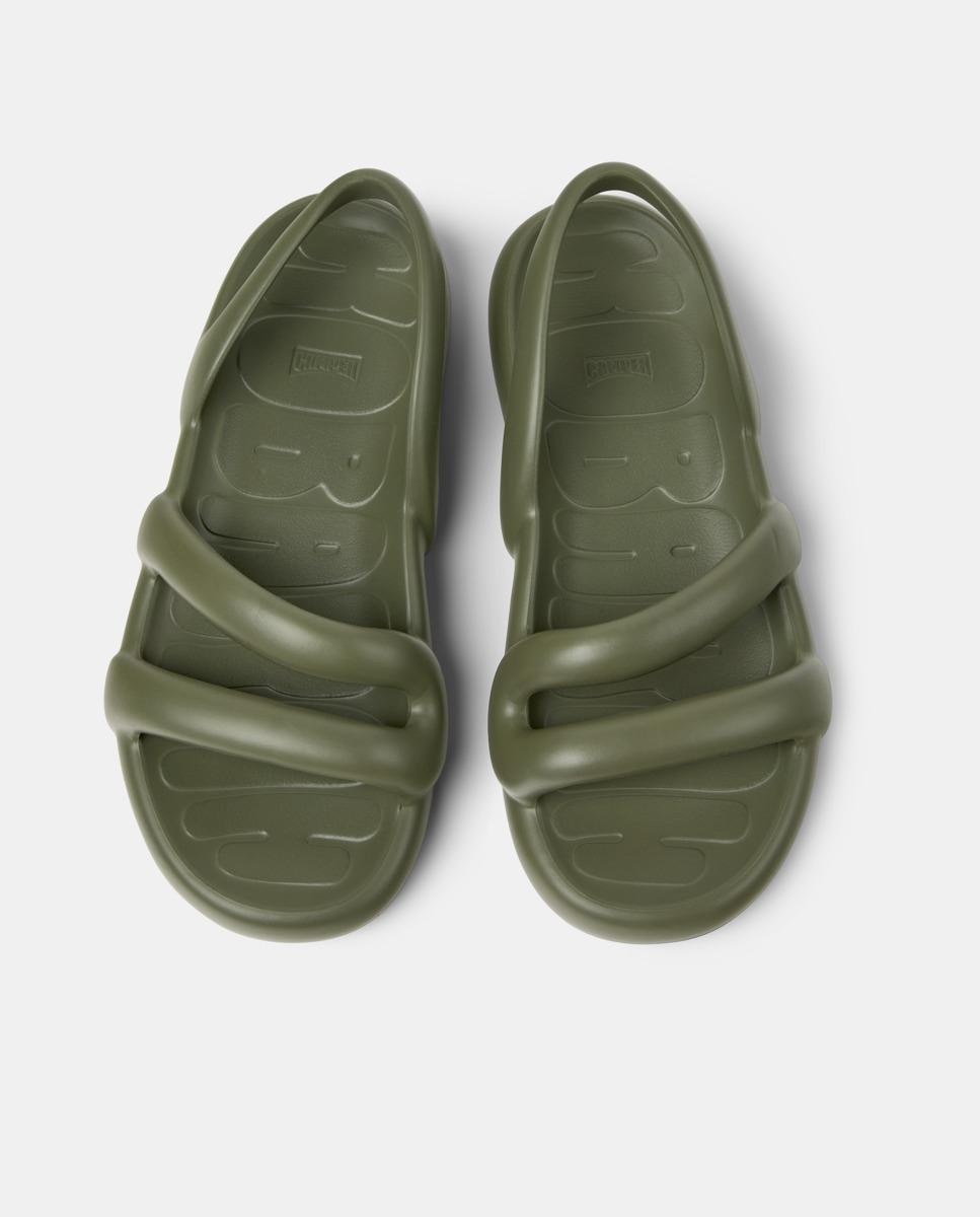 Sandálias Kobarah Flat Verde-militar-2