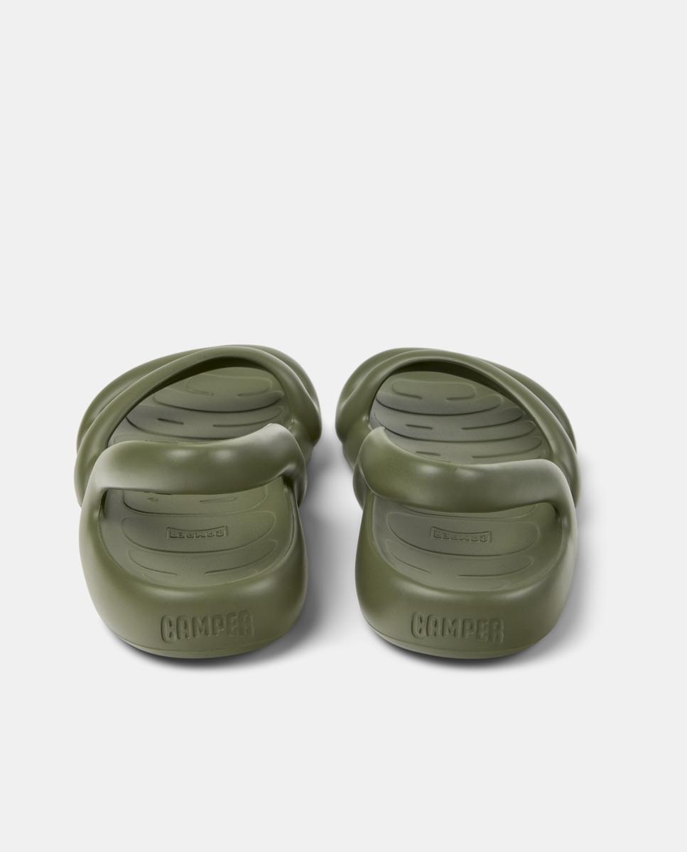 Sandálias Kobarah Flat Verde-militar-3