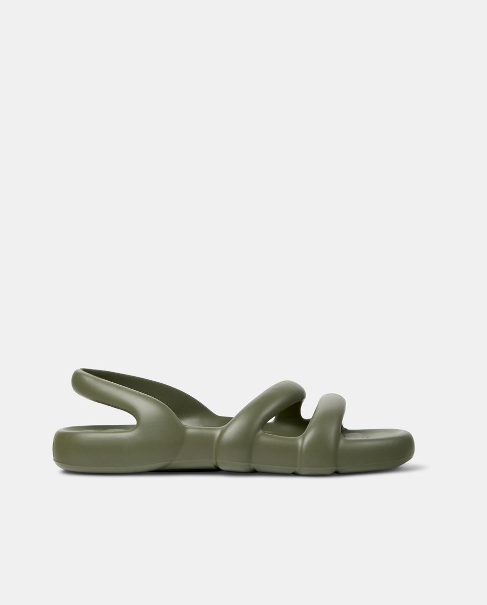 Sandálias Kobarah Flat Verde-militar-1