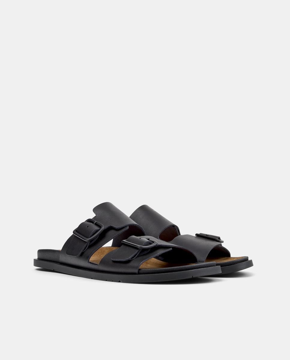 Sandálias de Pele Lluc Sandal Preto-5