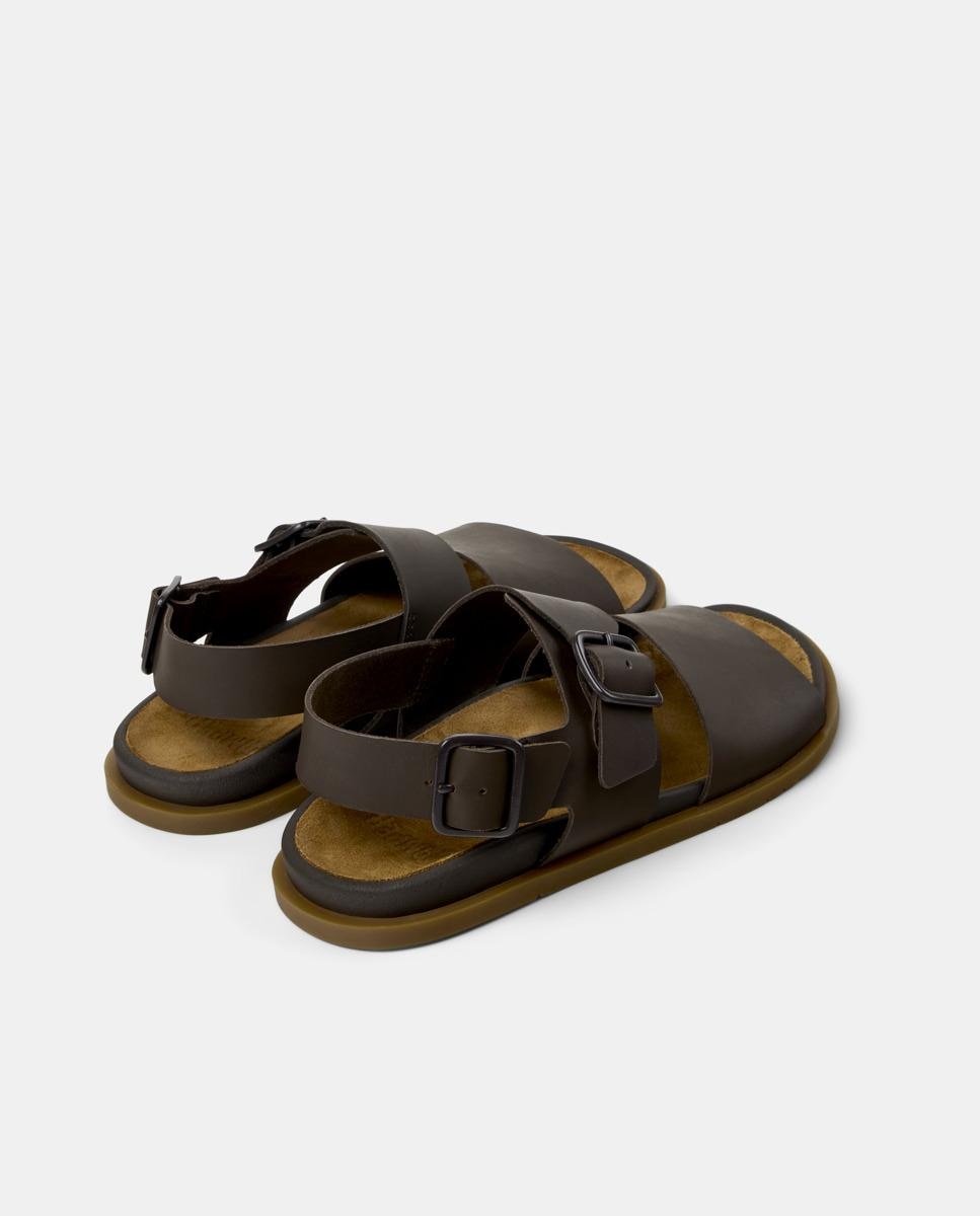Sandálias de Pele Lluc Sandal Castanho-escuro-3