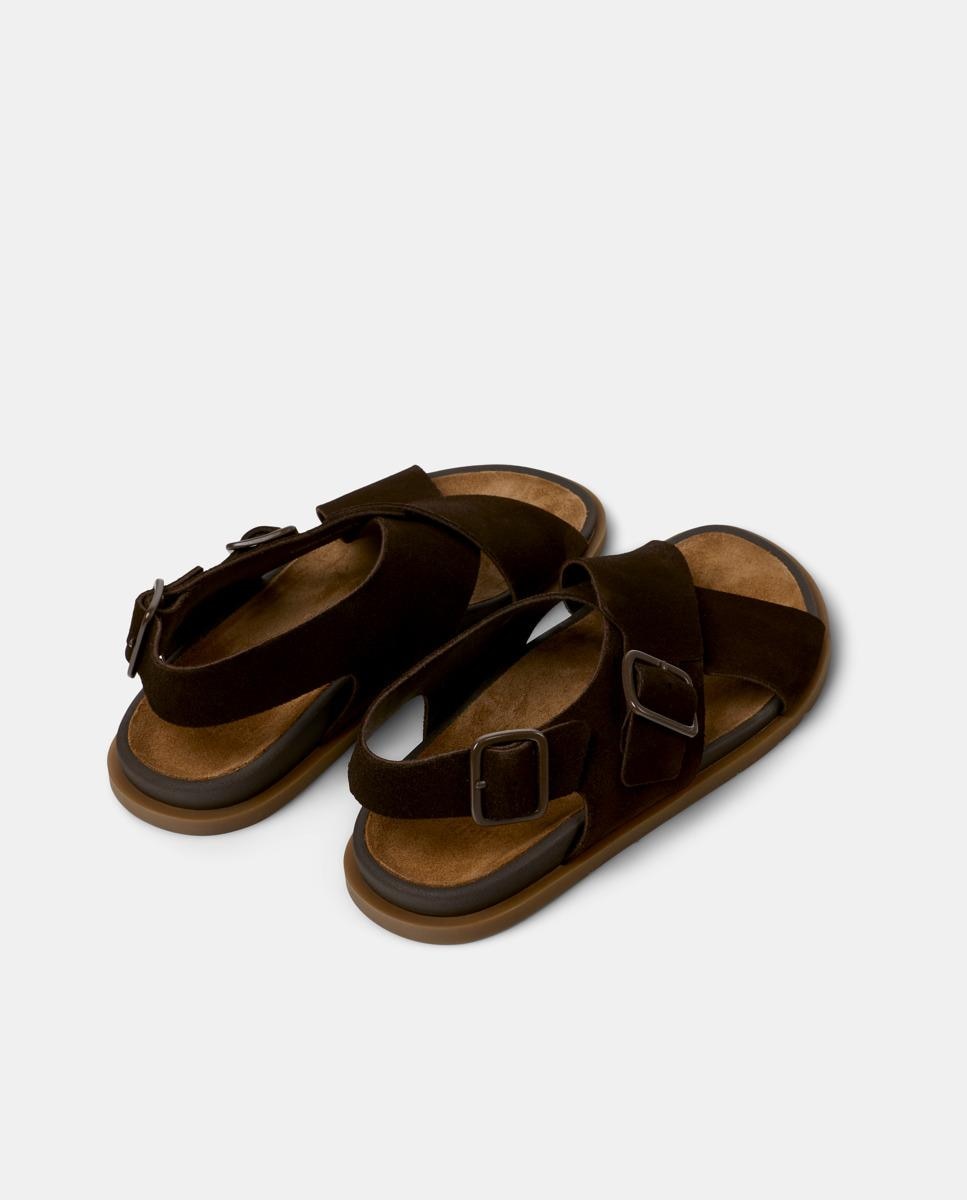 Sandálias de Pele Lluc Sandal Castanho-escuro-3