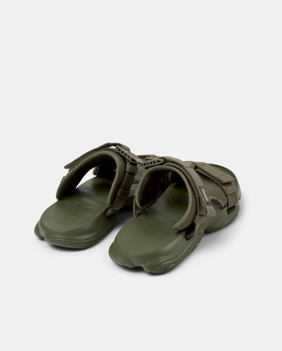 Sandálias Karst Sandal com Velcro Verde Azeitona-3