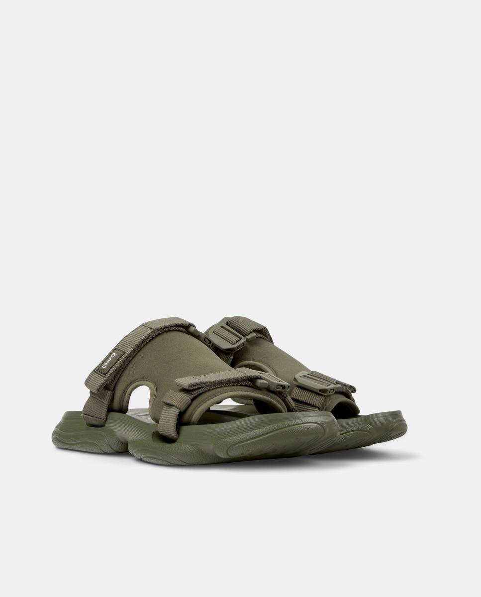 Sandálias Karst Sandal com Velcro Verde Azeitona-5