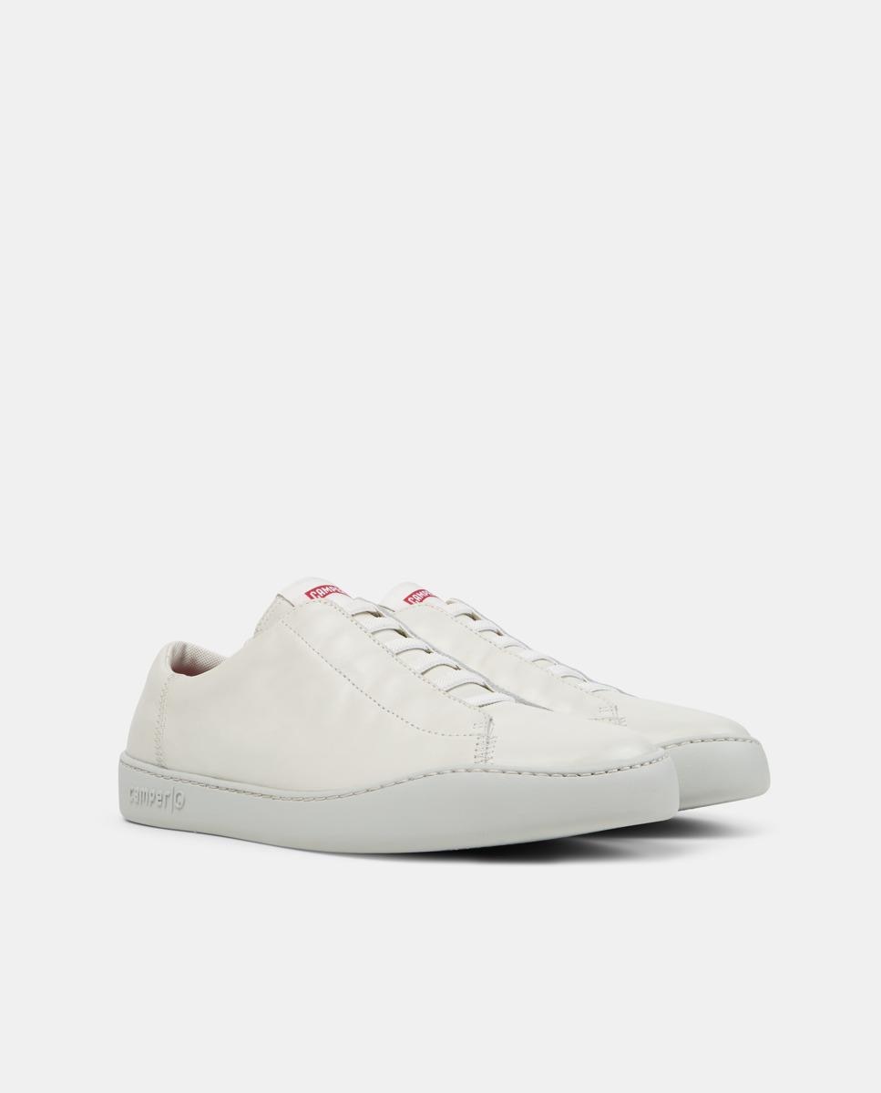 Sapatilhas Formais em Pele Peu Touring Branco-5
