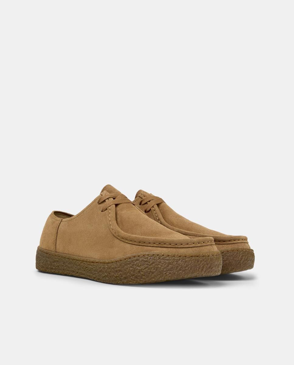 Bluchers de Pele Peu Terreno Castanho-5