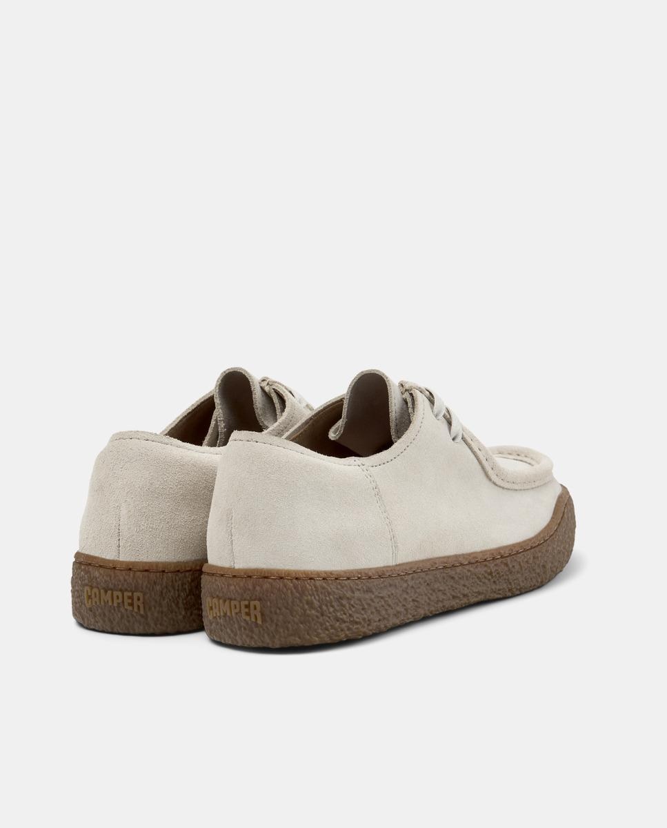 Bluchers de Pele Peu Terreno Bege-3