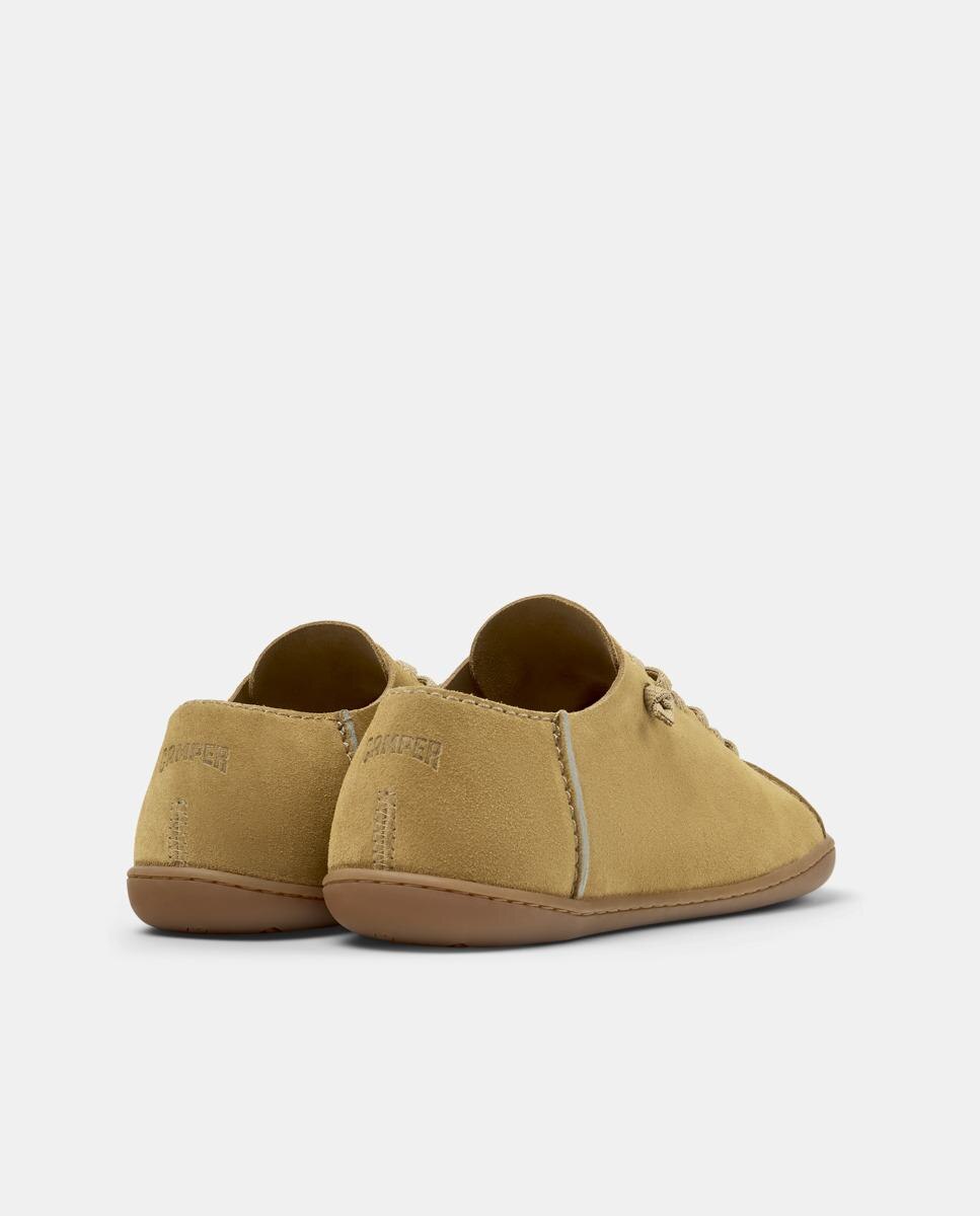 Sapatilhas Formais em Pele G3d Peu Cami Twins Camel-3