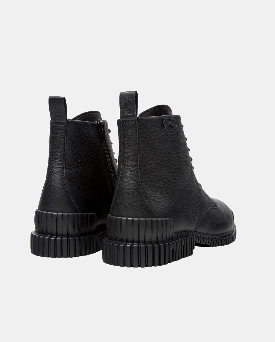 Botins de Pele Pix Preto-3