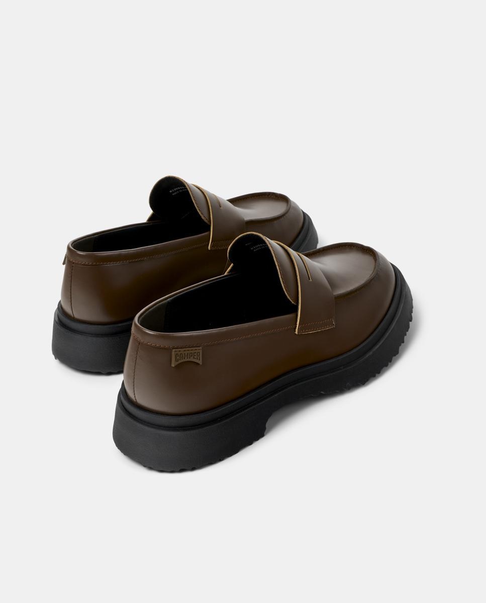 Mocassins de Pele Walden Castanho-escuro-3