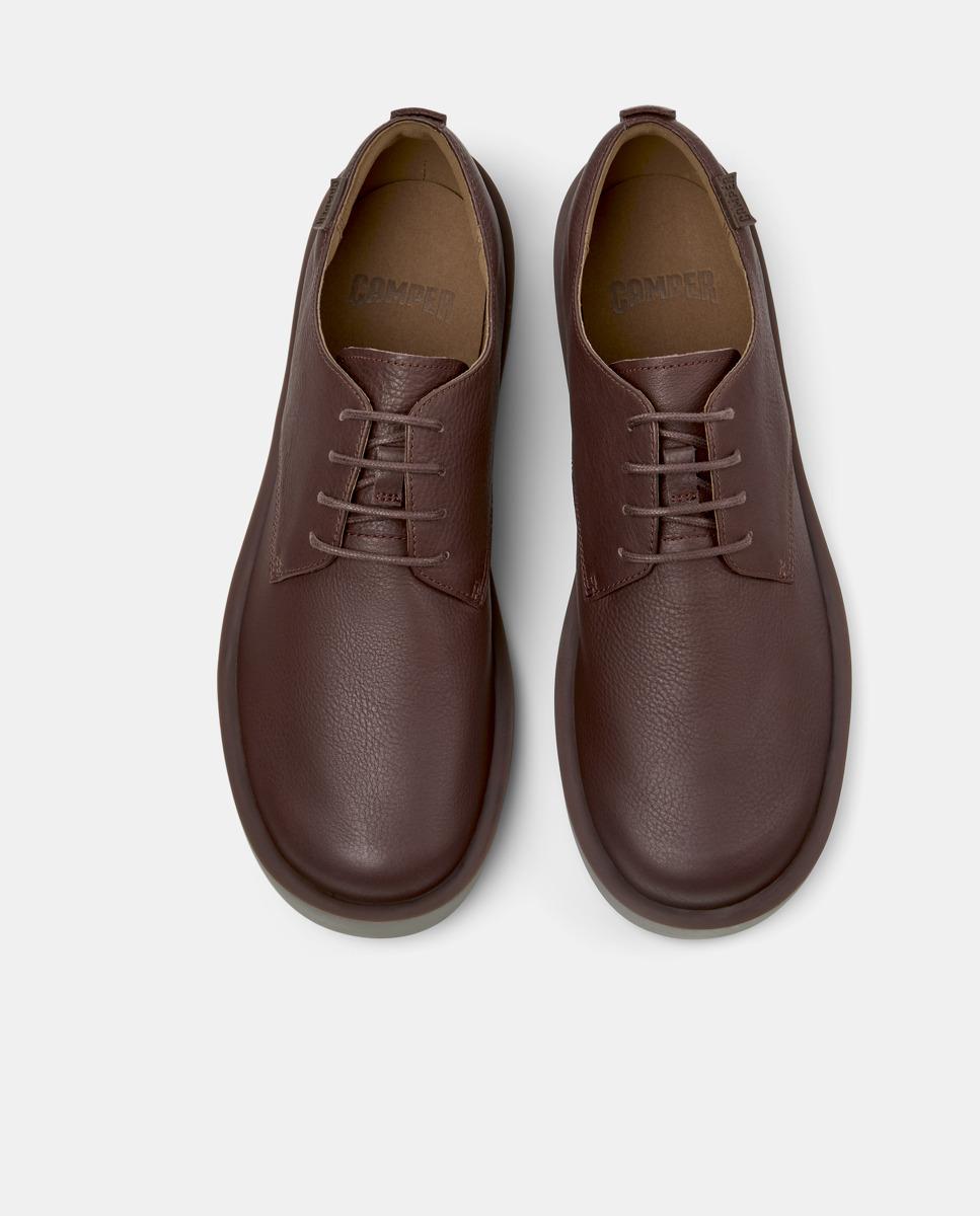 Bluchers de Pele Wagon Castanho-escuro-2