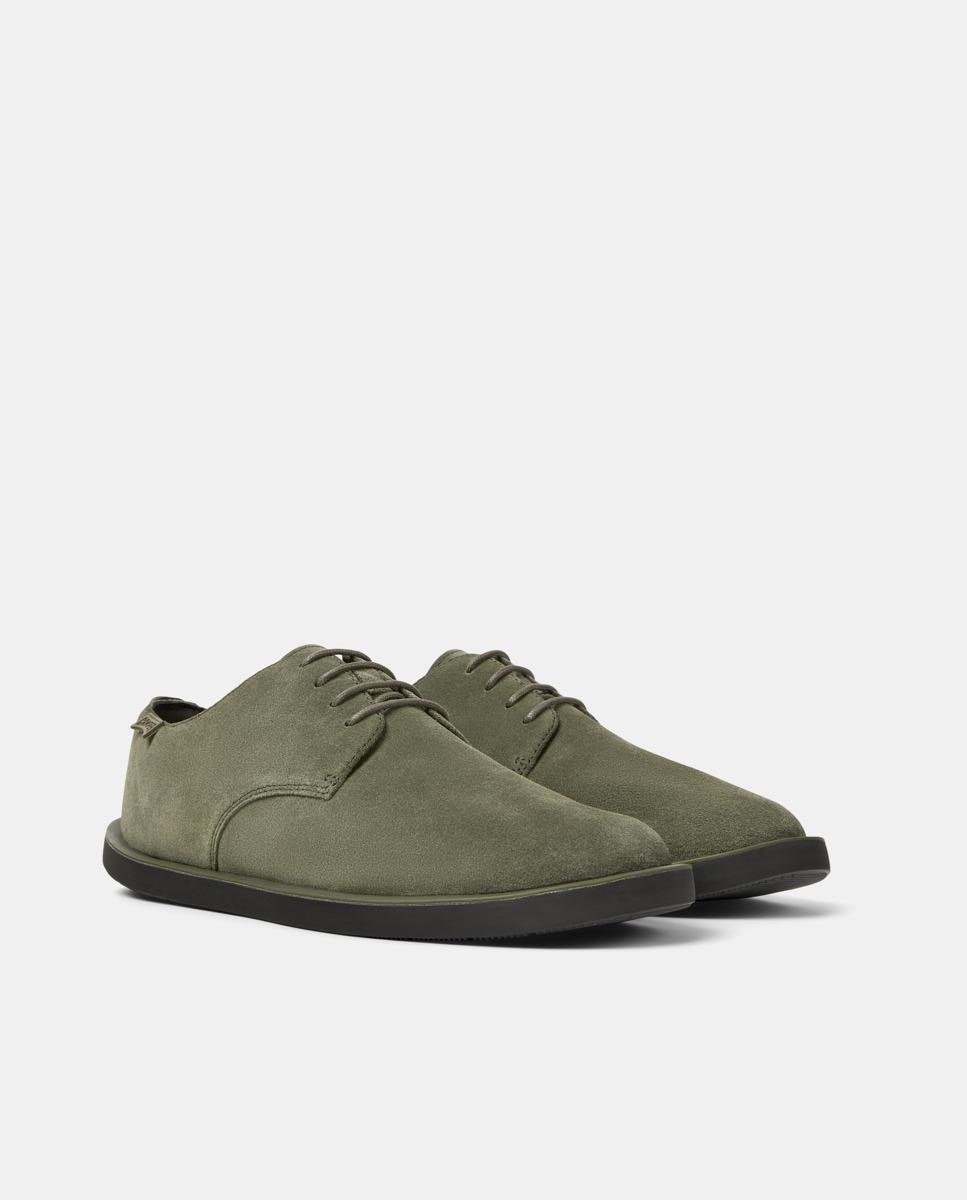 Bluchers de Pele Wagon Verde-militar-5