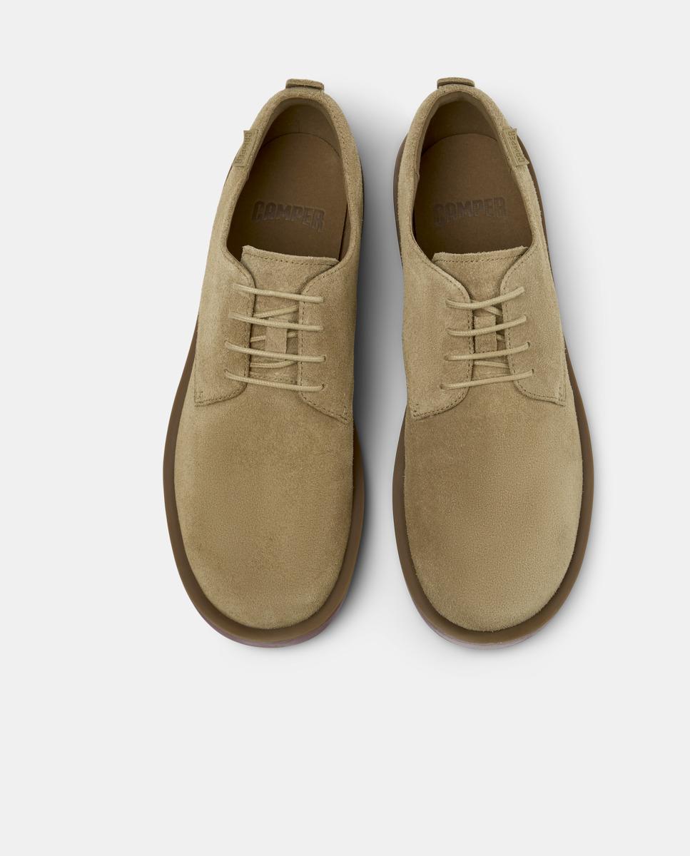 Bluchers de Pele Wagon Castanho-claro-2