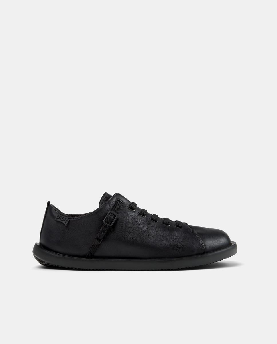 Bluchers de Pele Wagon Preto-1