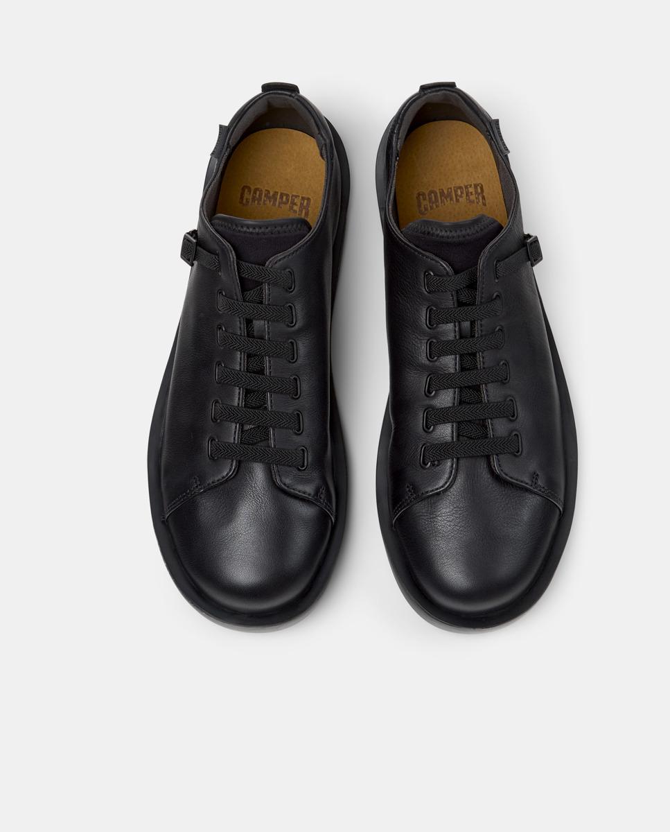 Bluchers de Pele Wagon Preto-2