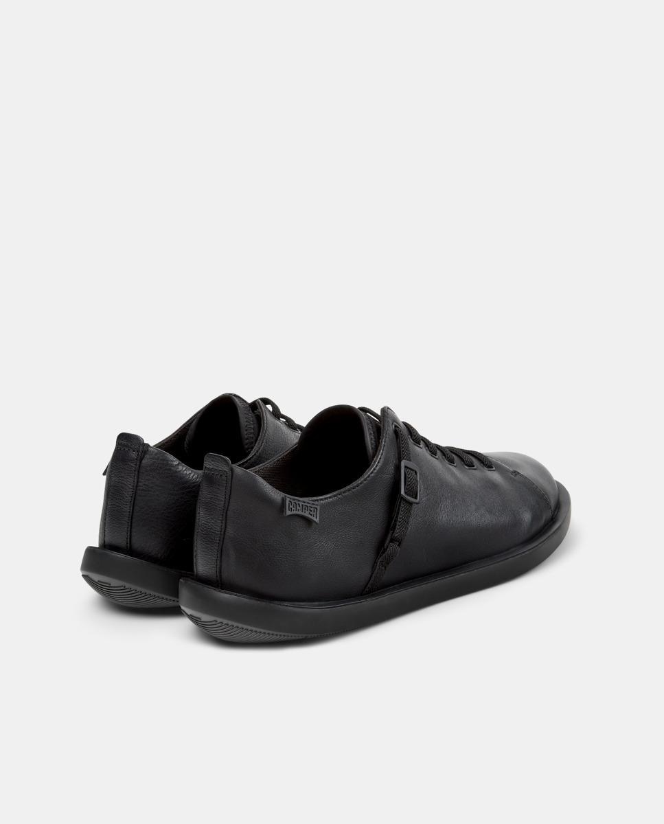 Bluchers de Pele Wagon Preto-3