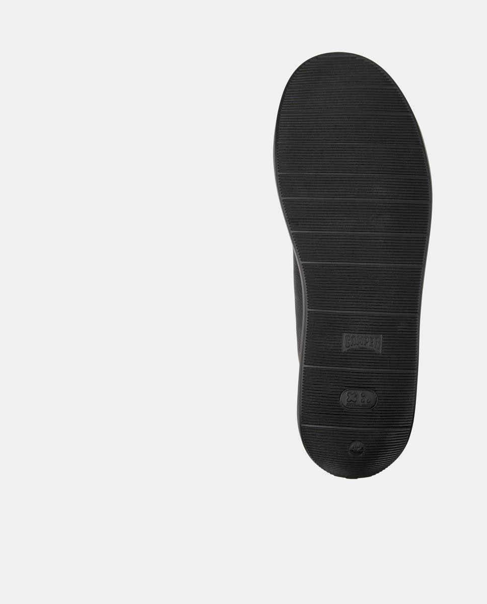 Bluchers de Pele Wagon Preto-4