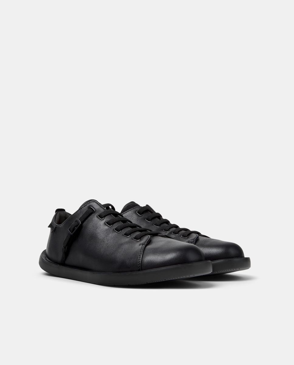 Bluchers de Pele Wagon Preto-5