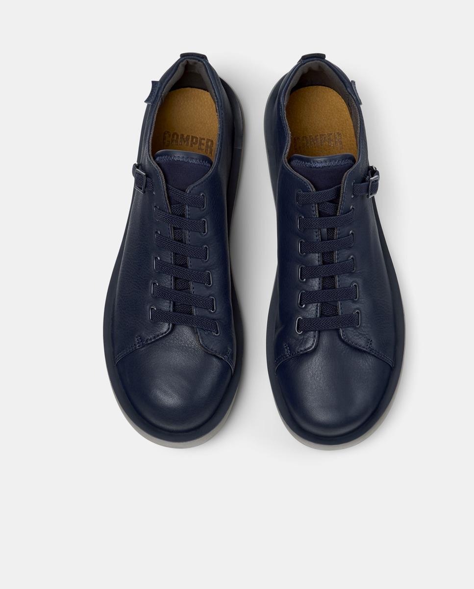 Bluchers de Pele Wagon Azul-marinho-2